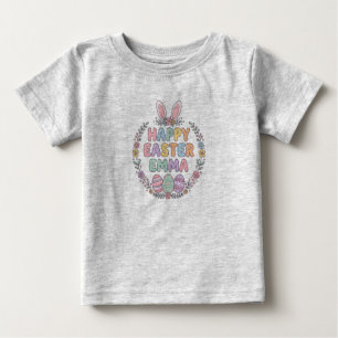 Personalisiertes Osterhase Kinder-Shirt – Benutzer Baby T-shirt