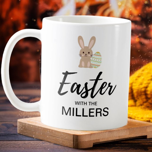 Personalisiertes Ostern "mit der Familie" | Gesche Kaffeetasse (Von Creator hochgeladen)