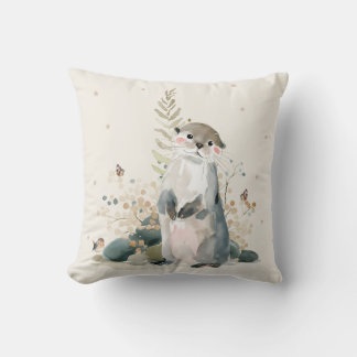 Personalisiertes Otter-Wurfkissen Kissen
