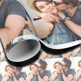 Personalisiertes Paarfoto Geschenkpapier