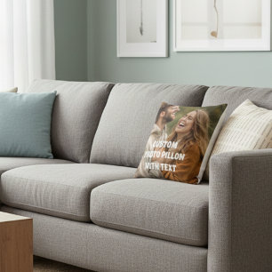 Personalisiertes Paarfoto-Kissen – Maßgeschneidert Kissen