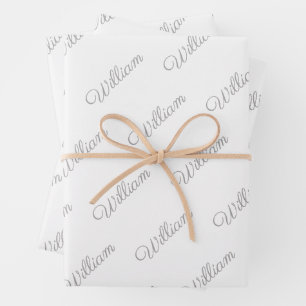 Personalisiertes Packpapier Geschenkpapier Set