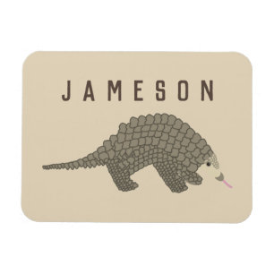 Personalisiertes Pangolin Kühlschrank Magnet