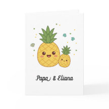 Personalisiertes Papa-Ananas-Vatertagsgeschenk für