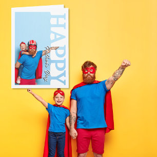 Personalisiertes Papa-Foto Frohen Vatertag Karte