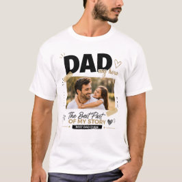 Personalisiertes Papa-Foto-T-Shirt T-Shirt