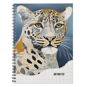 PERSONALISIERTES Paper Leopard Notizbuch Journal Notizblock
