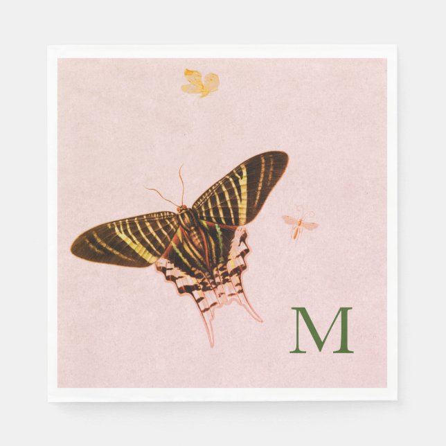 PERSONALISIERTES PAPIER NAPKIN-SCHALTFLÄCHEN IN PI SERVIETTE (Vorderseite)