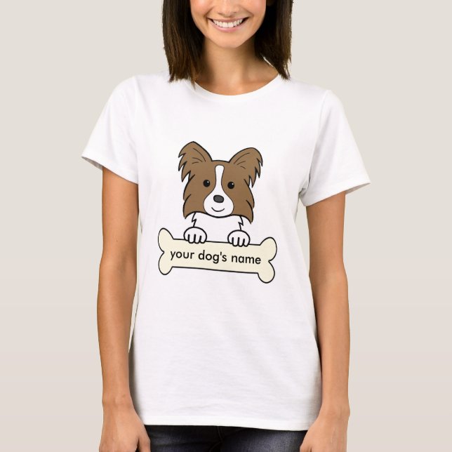 Personalisiertes Papillon T-Shirt (Vorderseite)
