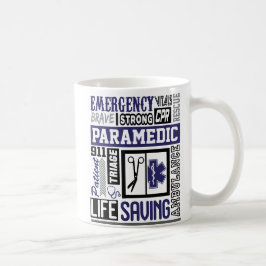 Personalisiertes Paramedic SymbolS Words Kaffeemas Kaffeetasse