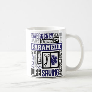 Personalisiertes Paramedic SymbolS Words Kaffeemas Kaffeetasse