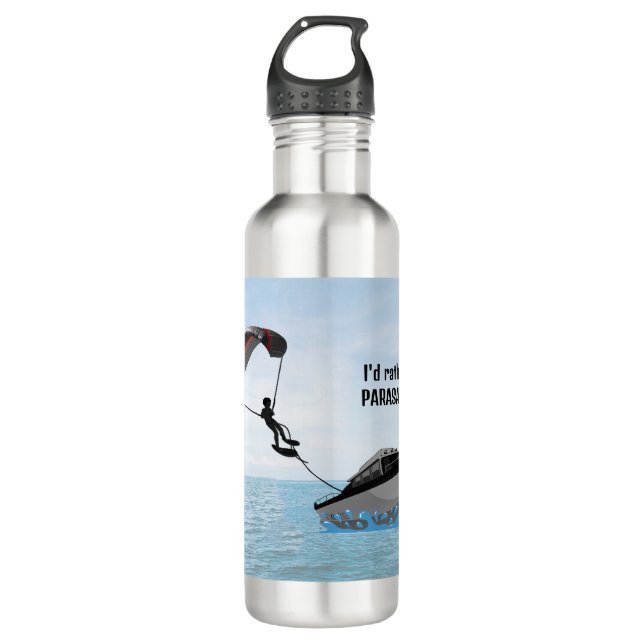 Personalisiertes Parasailing Wasserflasche Edelstahlflasche (Vorderseite)