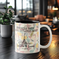 Personalisiertes Pariser Gedächtnis - Line Art Seh