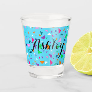 Personalisiertes Party Confetti Shot Glass Schnapsglas