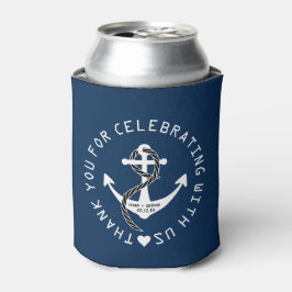 Personalisiertes Party der nautischen Gastgeschenk Dosenkühler