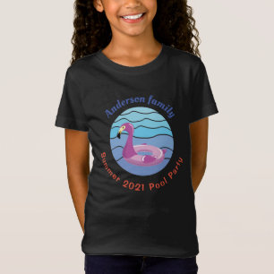 Personalisiertes Party des Swimmingpools T-Shirt
