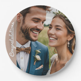 personalisiertes Party-Foto für benutzerdefinierte Pappteller