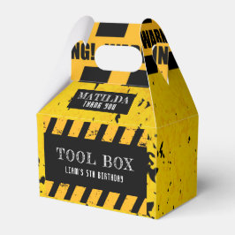 Personalisiertes Party im Feld "Bauwerkzeug" Geschenkschachtel
