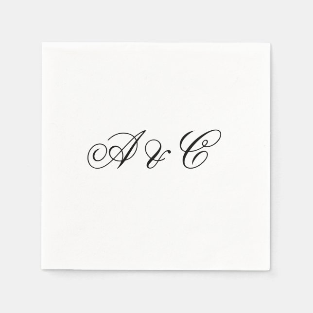 Personalisiertes Party Napkins Serviette (Vorderseite)