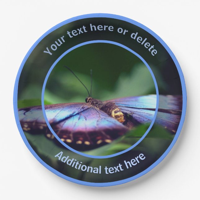 Personalisiertes Party Pappteller (Vorderseite)