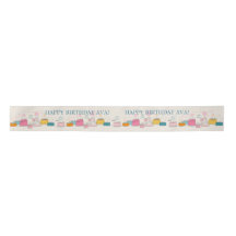 Personalisiertes Party-Taschentuch – Doodle-Cakes