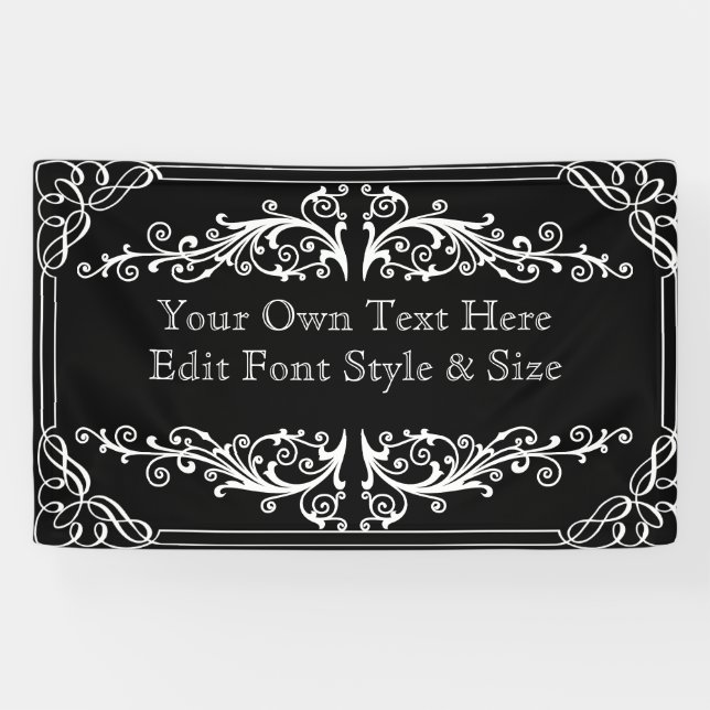 Personalisiertes Party, Wiedersehen, Fest-Banner Banner (Horizontal)