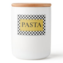 Personalisiertes Pasta Jar Label im klassischen St