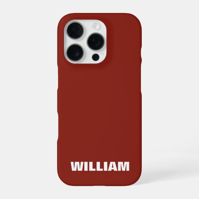 Personalisiertes Pastell-GRAU-iPhone-Case mit indi iPhone Hülle (Rückseite)