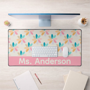Personalisiertes Pastell-Windrad Schreibtischunterlage