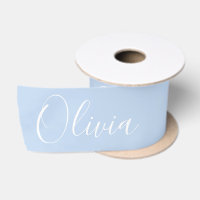 Personalisiertes Pastellblau Elegantes Namens-Sati