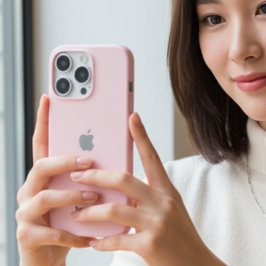 Personalisiertes Pastellrosa iPhone-Case mit indiv iPhone 16 Pro Hülle