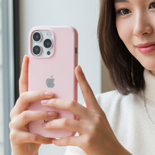 Personalisiertes Pastellrosa iPhone-Case mit indiv iPhone 16 Pro Hülle