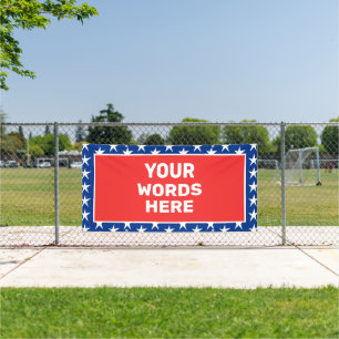 Personalisiertes Patriotikum Banner