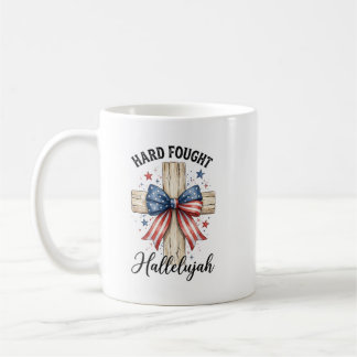 Personalisiertes patriotisches 4. Juli christliche Kaffeetasse