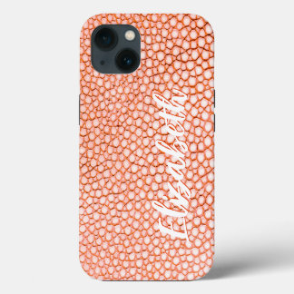 Personalisiertes Peach-Muster iPhone 13 Hülle