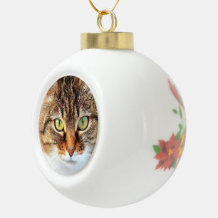 Personalisiertes Pet-Foto Keramik Kugel-Ornament