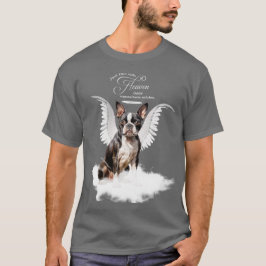 Personalisiertes Pet-Memorial Boston Terrier Dog T-Shirt