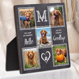 Personalisiertes Pet Memorial Pet Loss 5 FotoColla Fotoplatte