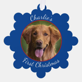 Personalisiertes Pet Paper Snowflake Ornament