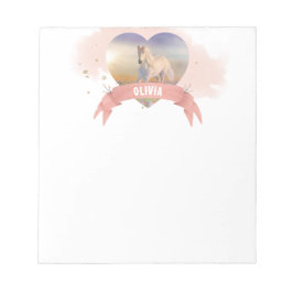 Personalisiertes Pferd Notizblock