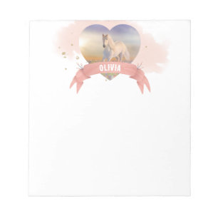 Personalisiertes Pferd Notizblock