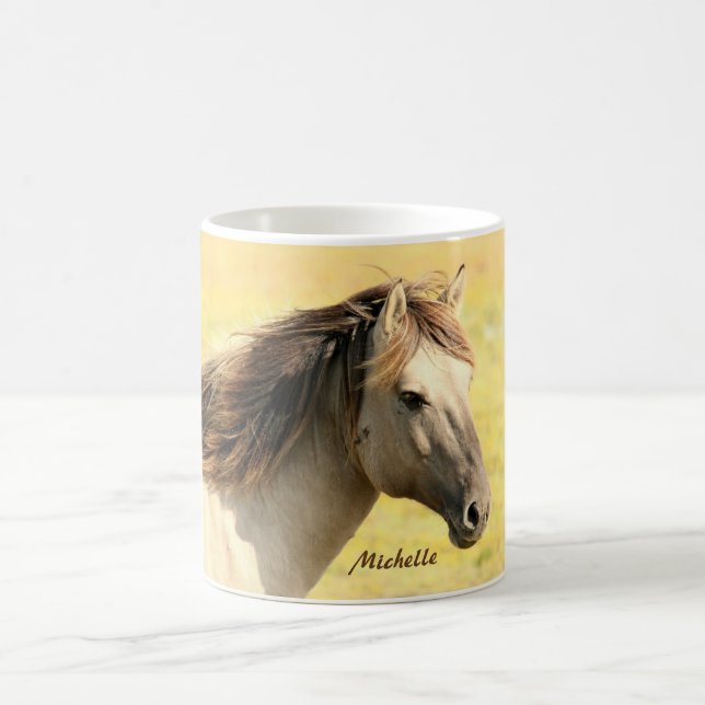 Personalisiertes Pferd Tasse (Mittel)