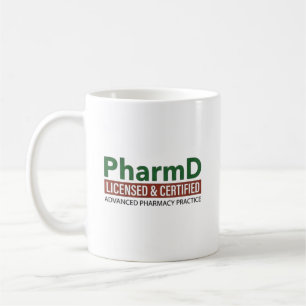 Personalisiertes PharmD-Lizenziert und Zertifizier Kaffeetasse