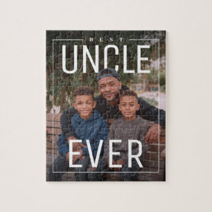 Personalisiertes PhotoPop Bester Onkel Aller Zeite Puzzle