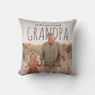 Personalisiertes PhotoPop Wir lieben dich so sehr Kissen
