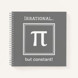 Personalisiertes Pi Symbol, Math Lover Notebook Notizbuch