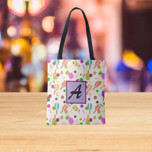 Personalisiertes Pickleball-Monogramm Blau Grün Ro