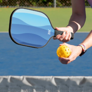 Personalisiertes Pickleball-Paddel mit blauem Must Pickleball Schläger
