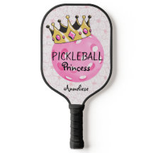 Personalisiertes Pickleball Princess Crown Design
