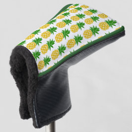 Personalisiertes Pineapmuster Golf Putter Cover Headcover